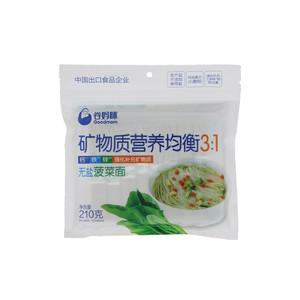 谷妈咪矿物质营养均衡3:1无盐菠菜面（挂面）