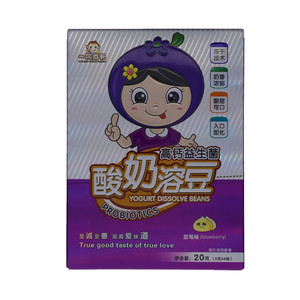 益生菌蓝莓味酸奶溶豆