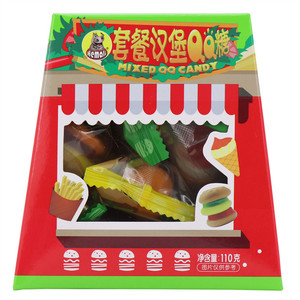 Hemali河马莉套餐汉堡QQ糖