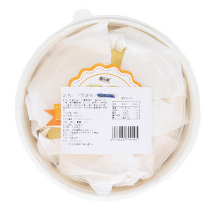 麦乐果榴莲果肉千层蛋糕