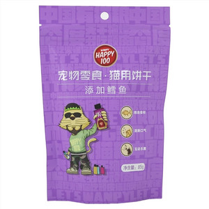 WANPY HAPPY100宠物零食·猫用饼干 添加鳕鱼