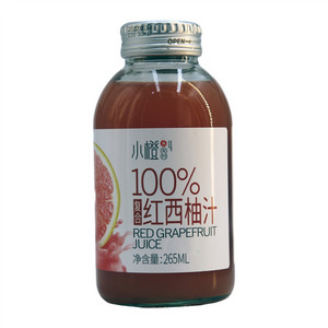 小橙有约100%红西柚汁
