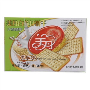 美丹白苏打饼干芝麻味