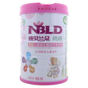 纽贝兰朵优高有机儿童益生菌配方羊奶粉