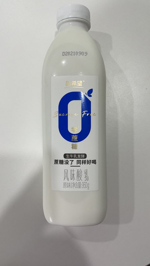 新希望零蔗糖原味风味酸乳