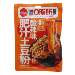 田小花酸辣味流汁土豆粉