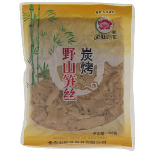 牡丹花炭烤野山笋丝