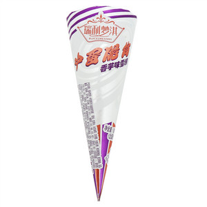 瑞利梦淇-中蛋香芋口味脆筒雪糕