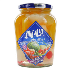 真心温带什锦罐头