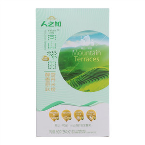 人之初高山梯田醇香原味营养米粉
