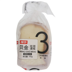 桃李贝金发酵乳风味吐司面包