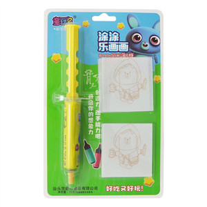 童玩屋涂涂乐画画（纸型薄片糖+果味型糖浆）