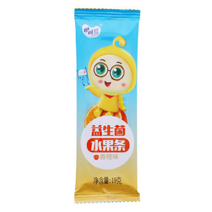 咿呀豆香橙味益生菌水果条