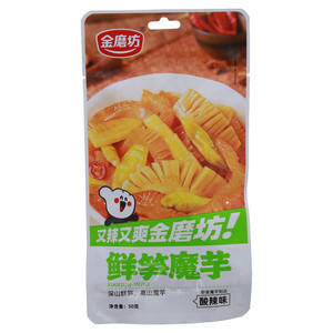 50g袋中袋鲜笋魔芋--酸辣味(金磨坊)