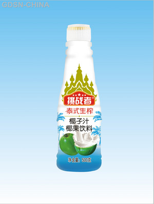 挑战者泰式生榨椰果椰子汁饮料