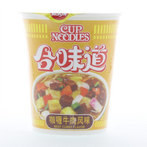 日清合味道咖喱牛肉风味87克