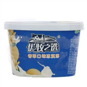蒙牛优牧之选香草口味冰淇淋