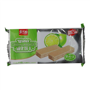 嘉士利青柠味威化饼干