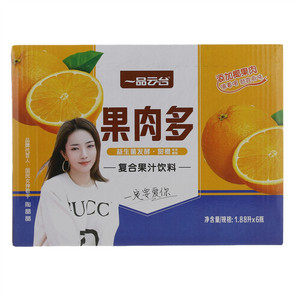 一品云台果肉多甜橙复合果汁饮料