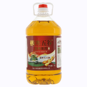 极寒五谷非转基因笨榨大豆油