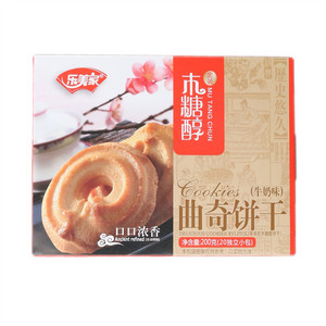 乐美家木糖醇牛奶味曲奇饼干