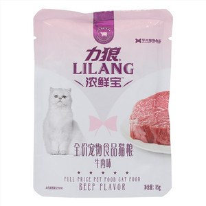 力狼浓鲜宝牛肉味全价宠物食品猫粮