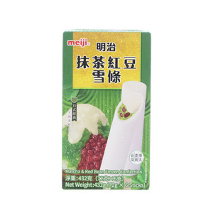 明治抹茶红豆雪条