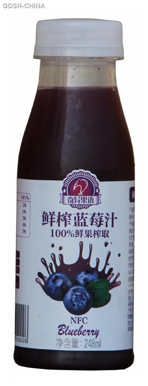 鲜榨蓝莓汁