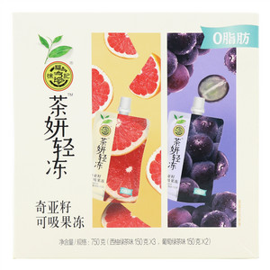 徐福记茶妍轻冻奇亚籽可吸果冻