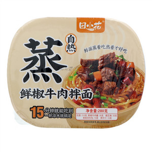 田小花鲜椒牛肉拌面