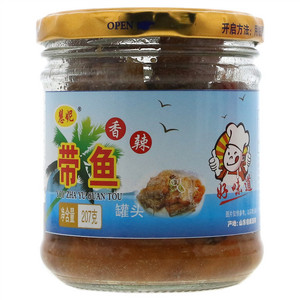 慧妮香辣油炸带鱼罐头