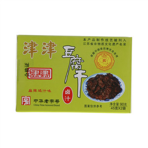 津津麻辣鸡汁味卤汁豆腐干(非发酵性豆制品)