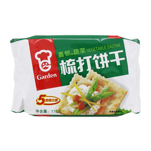 嘉顿蔬菜梳打饼干（含钙）发酵饼干
