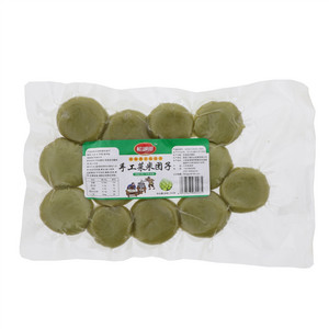 松湖街手工菜米团子
