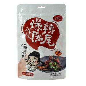 三泽和逗比吃货爆辣味鱼尾70克