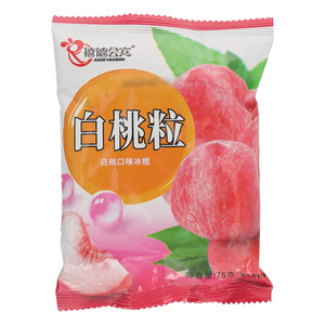 禧德会宾白桃粒白桃口味冰棍