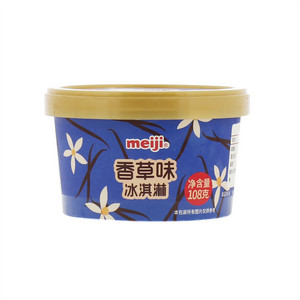 明治 香草味冰淇淋