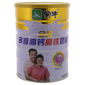 蒙牛金装多维高钙高铁奶粉