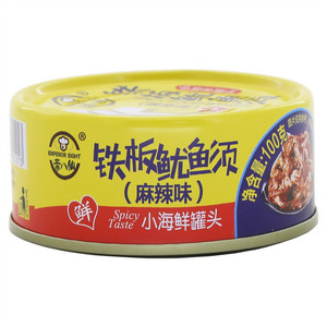 帝八仙铁板鱿鱼须罐头（麻辣味）