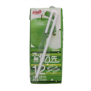 惠尔康水果优选青苹果水果饮料