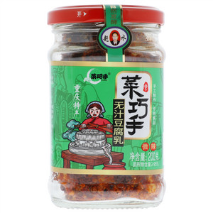 菜巧手微辣无汁豆腐乳