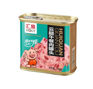 盘典午餐肉罐头