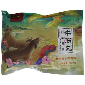 喜盼龙凤呈祥凤舞款潮汕牛筋丸
