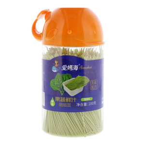 爱妈海菠菜味果蔬鲜汁细细面