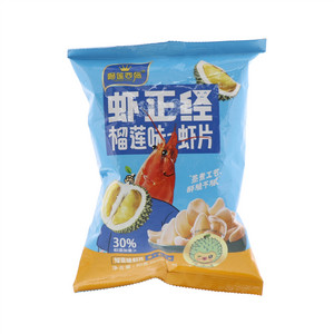 榴莲西施虾正经榴莲味虾片