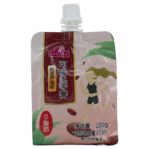 TOPVALU特慧优红豆芦荟味可吸龟苓膏