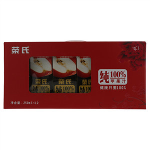 荣氏100%纯苹果汁