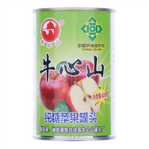 牛心山纯糖苹果罐头