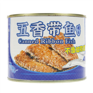 知味渔家五香带鱼罐头