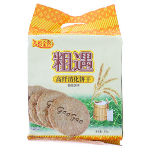 麦香金客粗遇高纤消化饼干